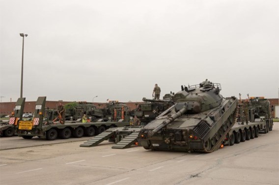 België verkoopt 56 Leopardtanks