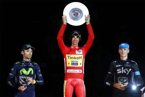 Malori wint tijdrit, Contador eindwinnaar