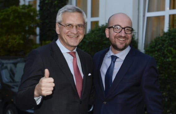 Kris Peeters (CD&V) en Charles Michel (MR).