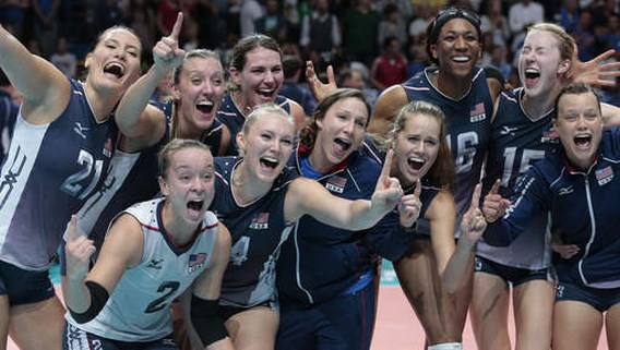 Amerikaanse vrouwen zijn wereldkampioen volleybal