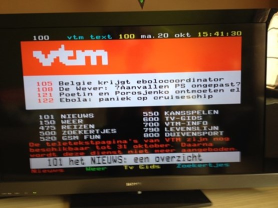'Teletekst is een verouderd medium geworden'