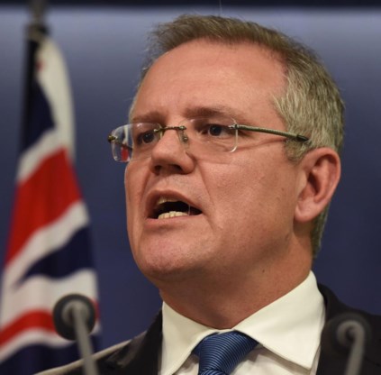De Australische minister van Immigratie Scott Morrison.