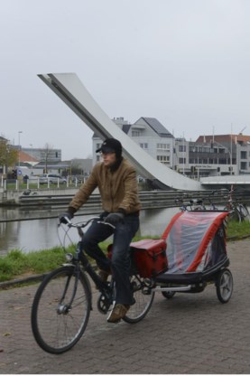Het nieuwe fietspad is veel veiliger.