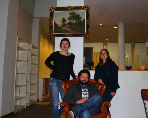Liesbeth Breugelmans, Dries Debie en Sara Vander Auwera openen in december hun verpakkingsarme winkel. 
