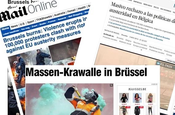 Van ‘Brussel brandt’ tot ‘veldslag in Brussel’