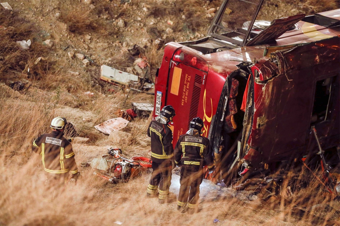 Veertien Doden Bij Busongeval In Spanje | De Standaard