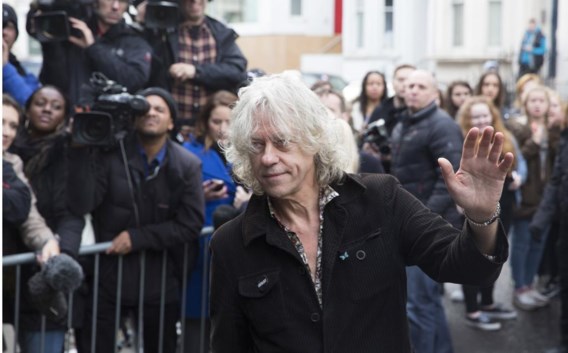 Initiatiefnemer Bob Geldof gaat deze keer ebola de wereld uit helpen.