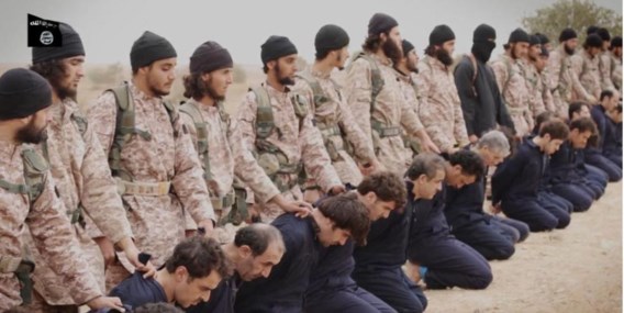 Op de jongste IS-video is een reeks ongemaskerde jihadi’s te zien. Bij hen voor zover bekend geen Belg.
