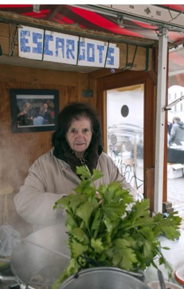 Marie Van Haute (83) vreest voor haar kraam.