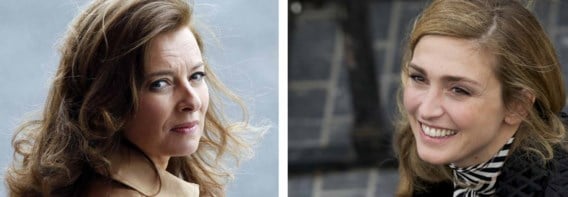 Intussen gaat het goed met Valérie Trierweiler. De verkoop van haar boek is daar allicht niet vreemd aan. / Rechts: Julie Gayet is een regelmatige gast geworden in het Élysée. Maar wel in het geheim.