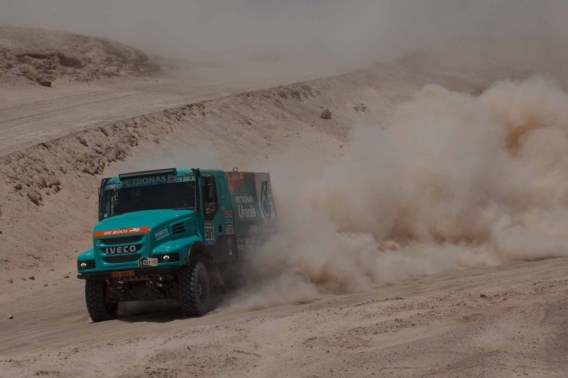 Dakar 2015: Jurgen Damen rijdt tweede tijd bij vrachtwagens