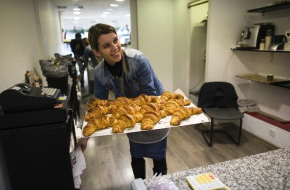 In de patisserie van Bonnenfant zijn uiteraard croissants te krijgen.