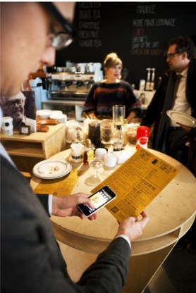 Koffie bestellen per smartphone.
