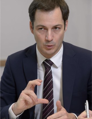 Alexander De Croo: ‘Ik wil een zo groot mogelijk stuk van de taart.’