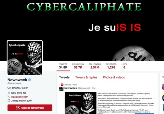 @Newsweek gehackt door ‘cyberkalifaat’