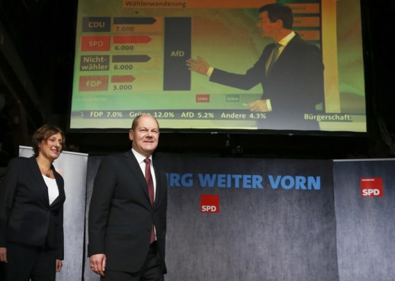 Sociaaldemocraten verliezen meerderheid in Hamburg 