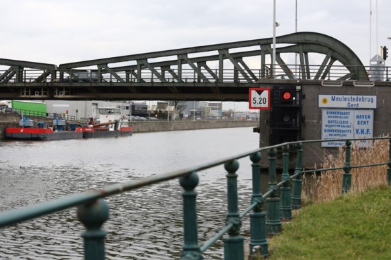 Gentse Meulestedebrug drie dagen onderbroken voor herstellingswerken