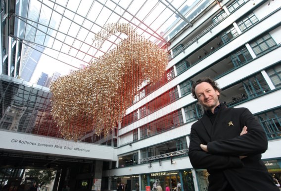 Belgische designer verrast met verbluffende installatie in Hongkong