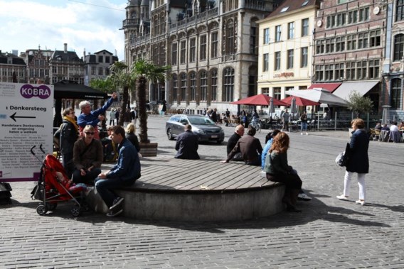 De sokkels wachten op een kunstwerk