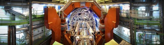 Een van de Cern-detectoren. De grootste deeltjesversneller ter wereld ligt al twee jaar stil.
