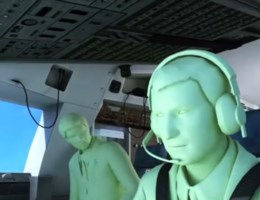 Animatie toont noodsituatie rond cockpit