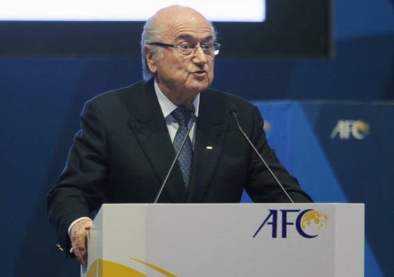 FIFA-voorzitter Sepp Blatter drukt medeleven uit aan Gregory Mertens