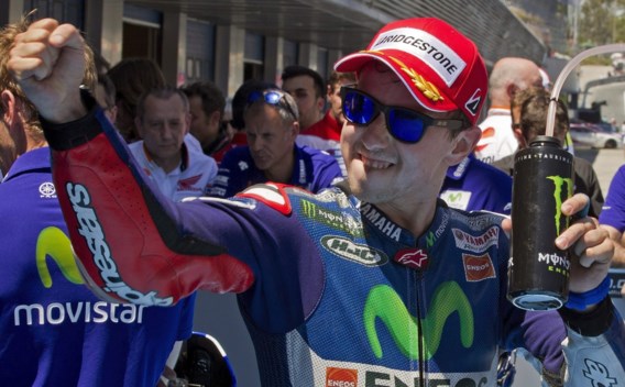 Jorge Lorenzo (Yamaha) zegeviert in MotoGP Spanje
