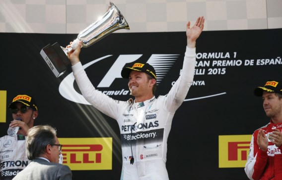 Nico Rosberg boekt eerste zege van het seizoen in Spanje