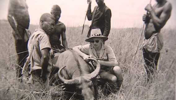 Jef Geeraerts vereenzelvigde zich graag met de ‘primitieve vitaliteit’ van de Congolezen. 