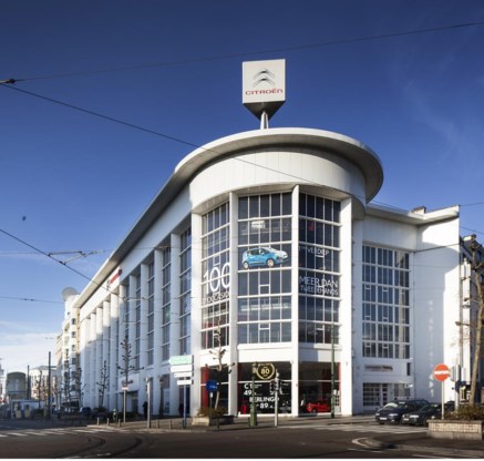 De Citroëngarage in Brussel.