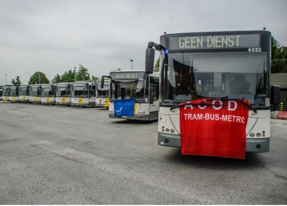 De staking bij De Lijn was minder voelbaar bij de schoolbussen dan bij de gewone lijnbussen.