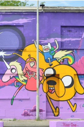 Bubbelien, Finn en de hond Jake.