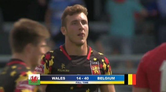 België klopt rugbyland Wales met 40-14
