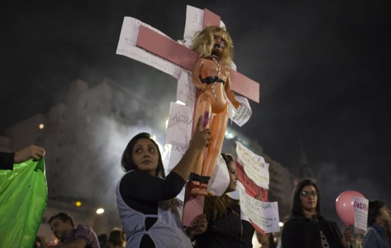 Een mars tegen seksisme en geweld tegen vrouwen, begin juni in Buenos Aires, lokte meer dan 200.000 betogers.