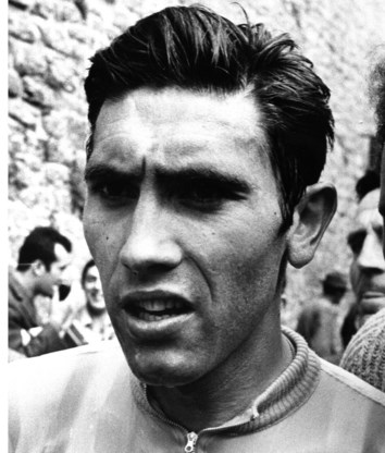 Tijdens de Giro van 1968.