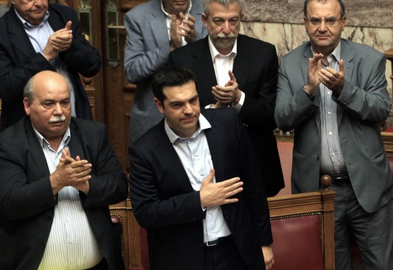 Grieks parlement stemt voor referendum