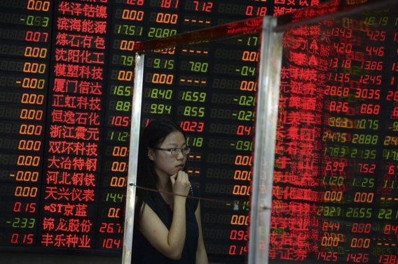 Chinese bedrijven laten beurshandel stilleggen