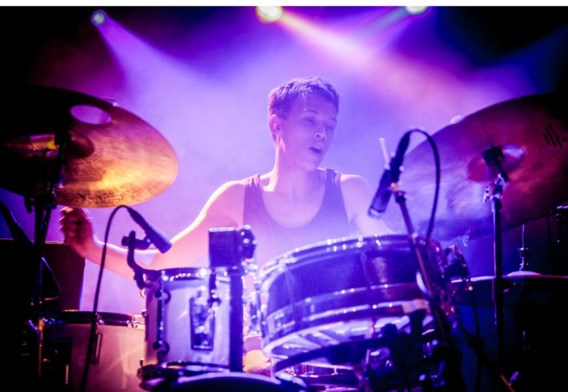 Drummer Lander Gyselinck treedt zaterdag op met Stuff. 