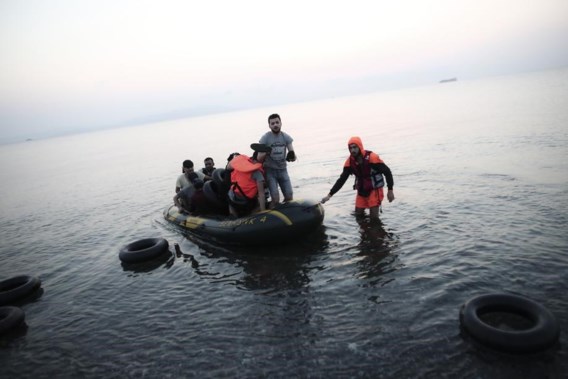 <p>Migranten komen toe op het eiland Kos. <span class="credit">afp</span></p>