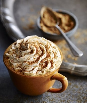 Nu ook échte pompoen in Pumpkin Spice Latte van Starbucks