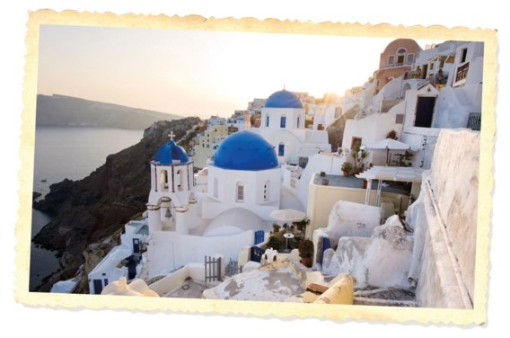 Santorini, Griekenland.