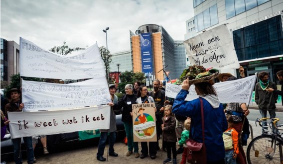 De actie gisteren in de Europese wijk was een opstapje naar de betogingen van de Boerenbond en de European Milk Board, die Brussel vandaag willen lamleggen.