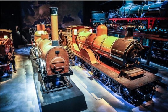 De stoomlocomotieven zijn de pronkstukken van Trainworld.