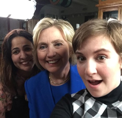 Jenni Konner, Hillary Clinton en Lena Dunham: allemaal ‘Lenny’.