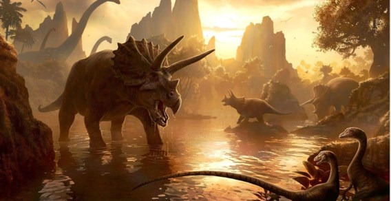 Het is niet altijd fijn om een dino te zijn: giftige smog en een verpest klimaat waren hun lot, door een meteoor én vulkanen.
