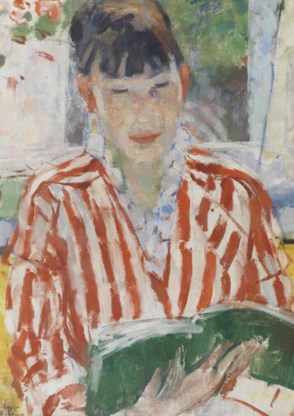 Rik Wouters, ‘Lezende vrouw’, te zien in Den Haag.