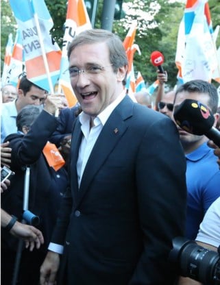 De Portugese premier Pedro Passos Coelho.