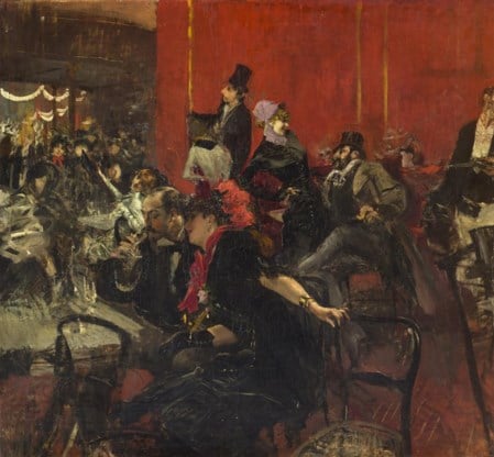 Giovanni Boldini, ‘Scène de fête au Moulin Rouge’.