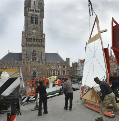 Het spiegelkunstwerk Diamondscope liet zich vlot inpakken.