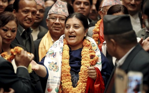 Bidhya Devi Bhandari.